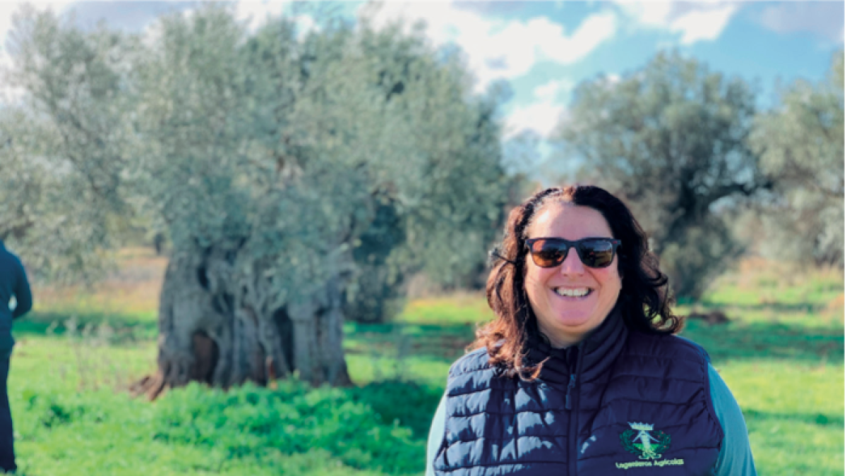 Mar Verdejo en el Olivar de Góchar (Sorbas). FOTO EL AFA.