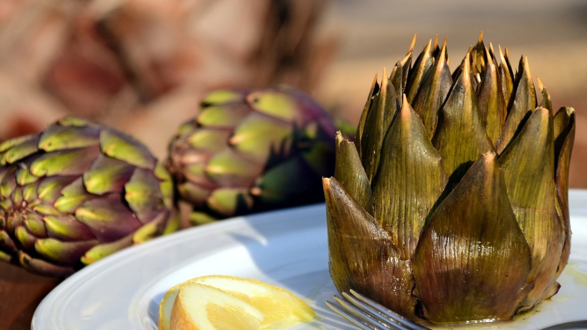 Alcachofas para cenar.