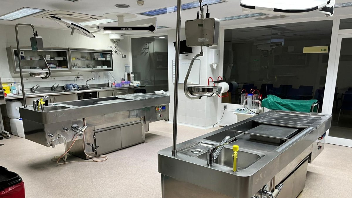 Dependencias forenses de un Instituto de Medicina Legal de Andalucía.