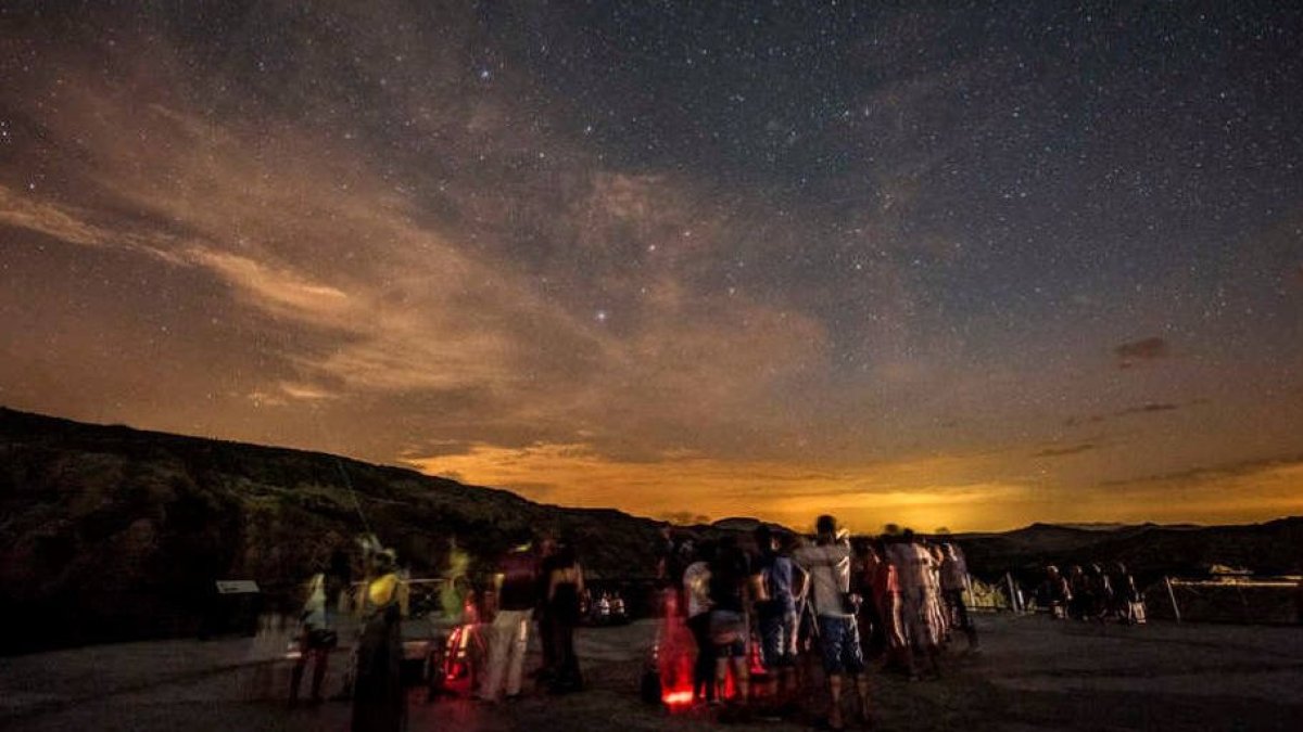 Imagen del cielo desde el Calar Alto.