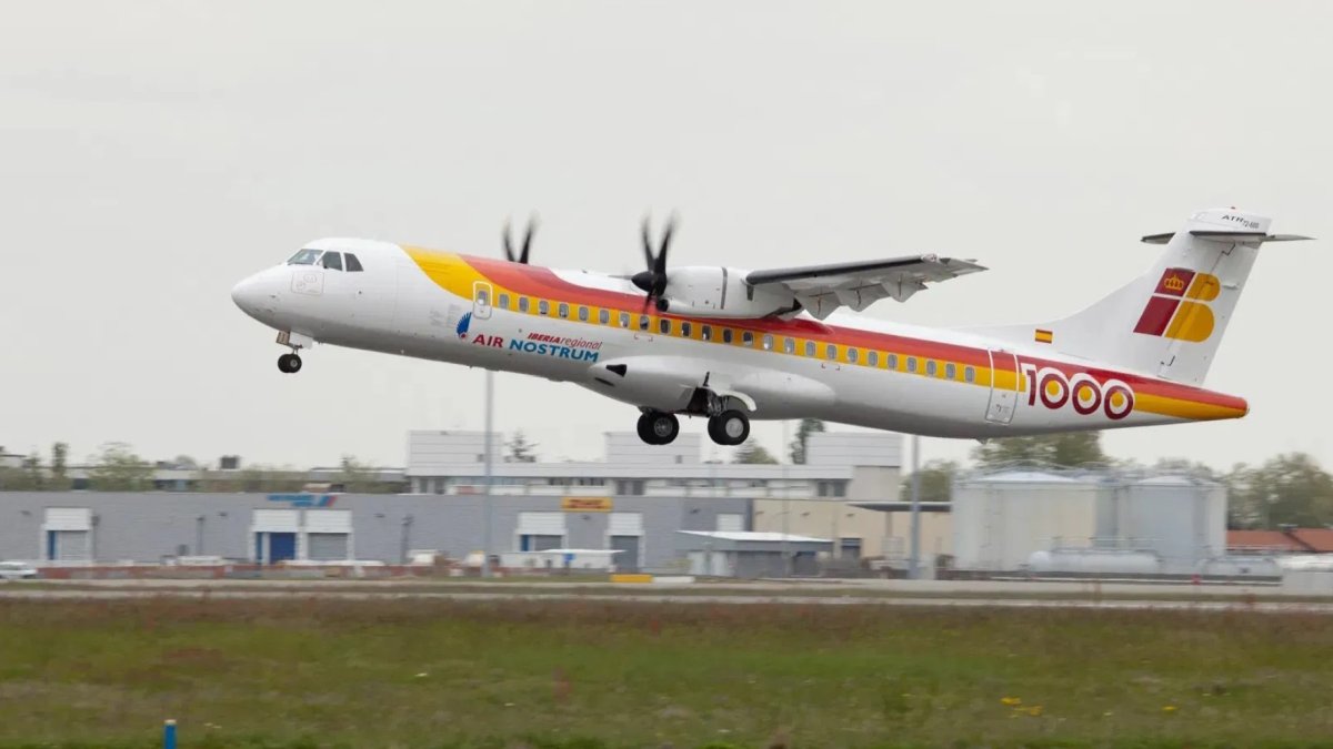Un avión de Air Nostrum en una imagen de archivo.