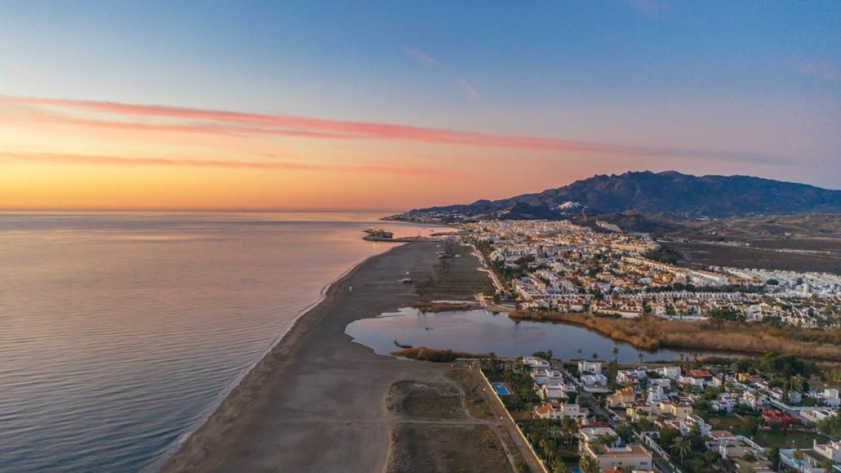 Vistas de la playa de Vera.