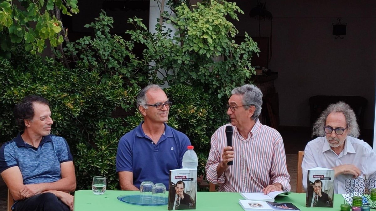 Javier Martínez Sánchez, hijo de Jerónimo, Gregorio García Reche, José Domingo Lentisco y José Luis Masegosa. FOTO RECHE