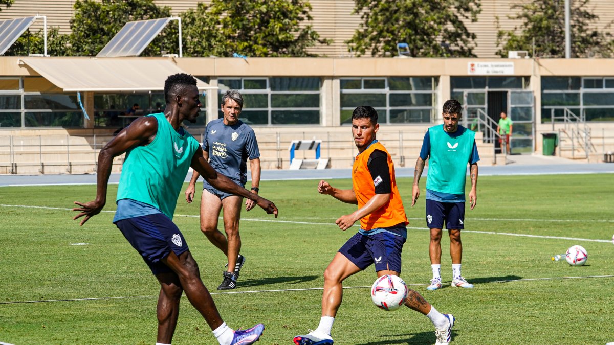 Robertone con el protector en el hombro izquierdo.