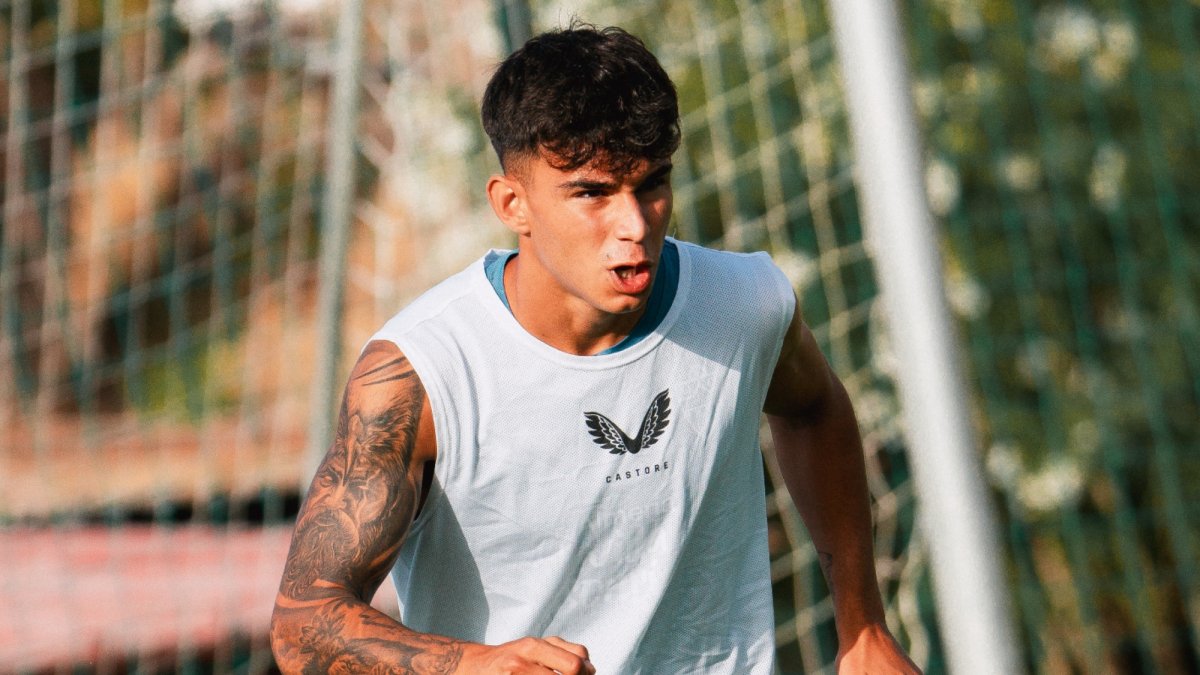 Marcos Peña hizo la pretemporada pero Rubi le quiere con muchos minutos en Primera RFEF.