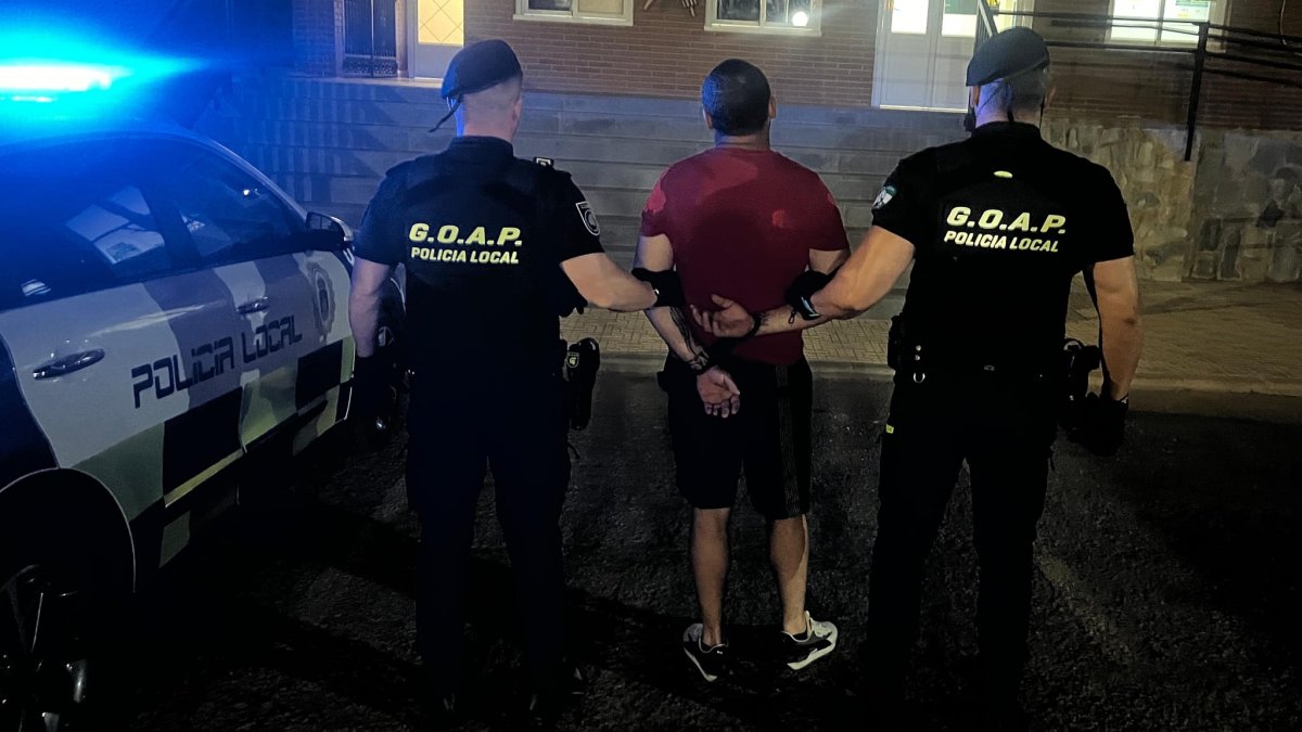 Arresto del individuo.