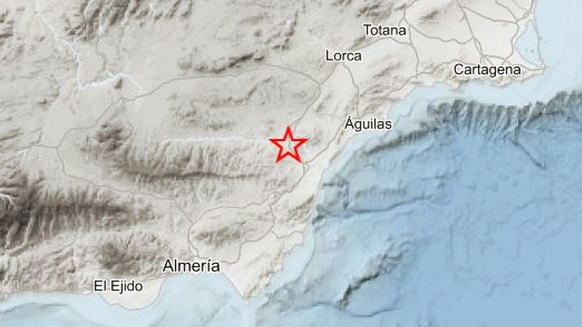 Pequeño temblor de tierra con epicentro en Zurgena.