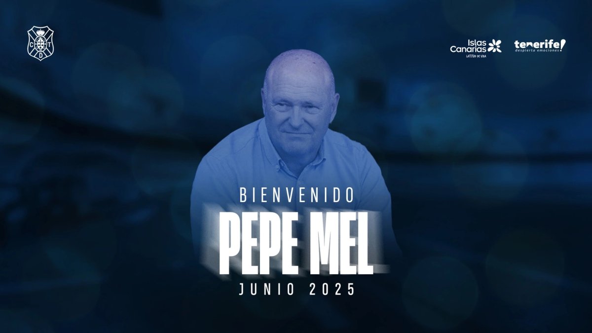 Pepe Mel ha sido anunciado como entrenador del CD Tenerife.
