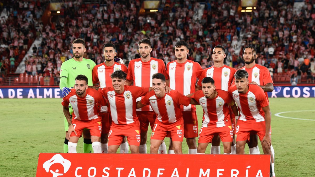 El once del Almería de la 5ª jornada de Liga.