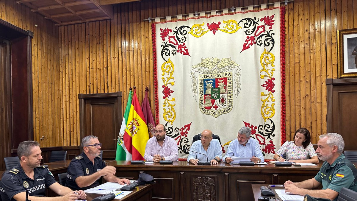 Junta Local de Seguridad en Huércal-Overa.