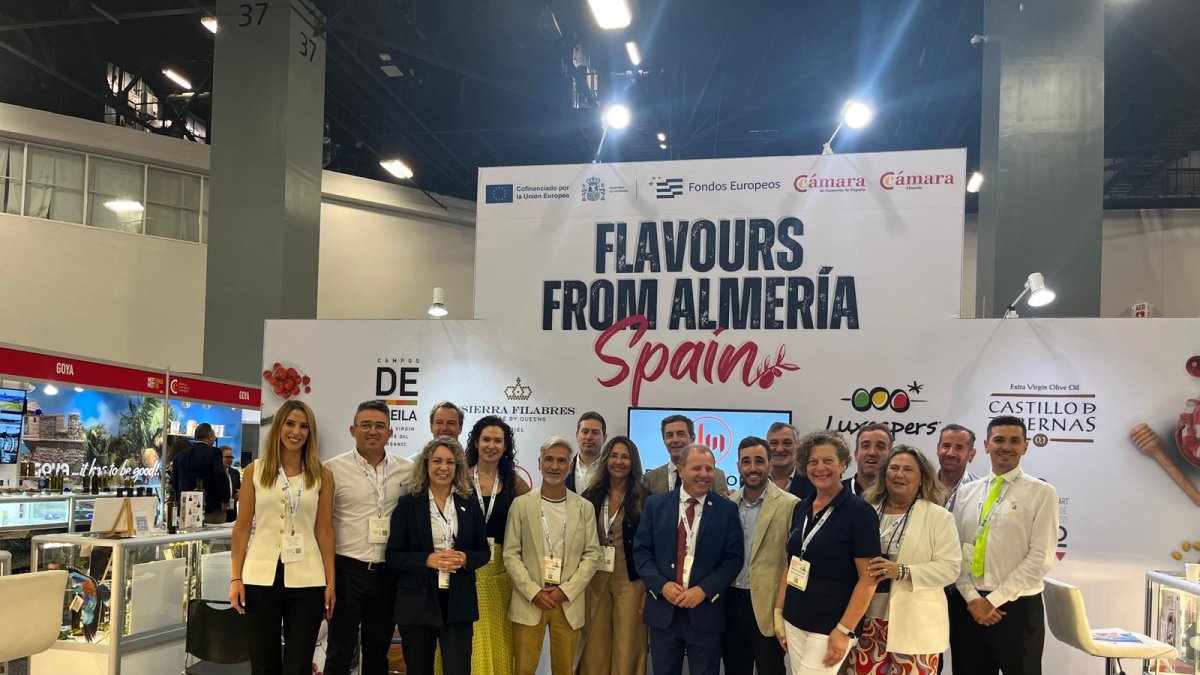 La representación de Sabores Almería en la feria de Miami en Estados Unidos.