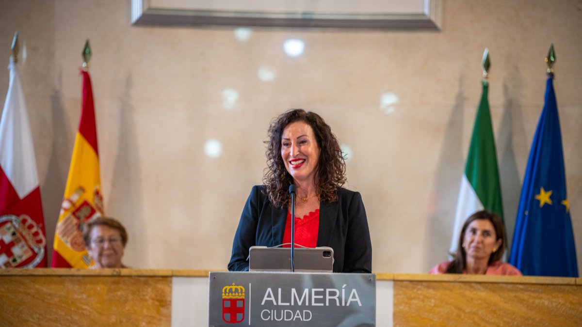 La alcaldesa de Almería, María del Mar Vázquez