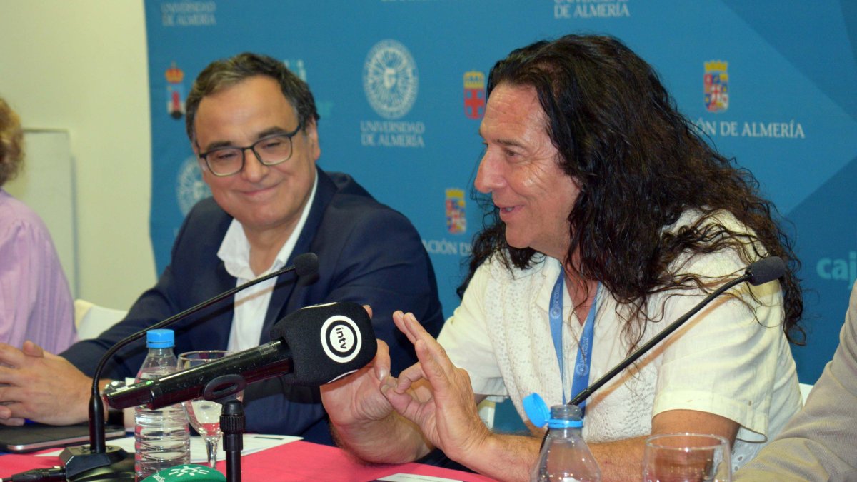 El rector y Tomatito.