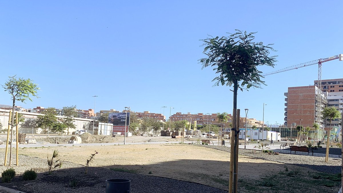Parcela en la que construirá el nuevo edificio con 33 VPO.