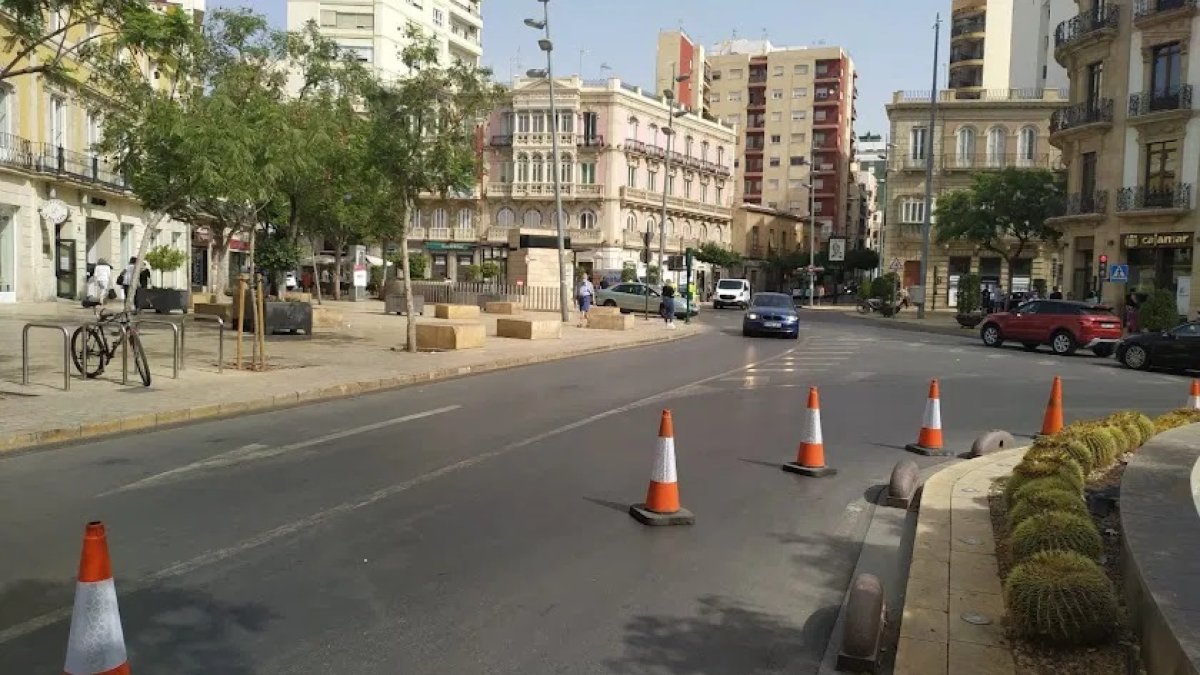 El Paseo de Almería sufrirá restricciones de tráfico este domingo.