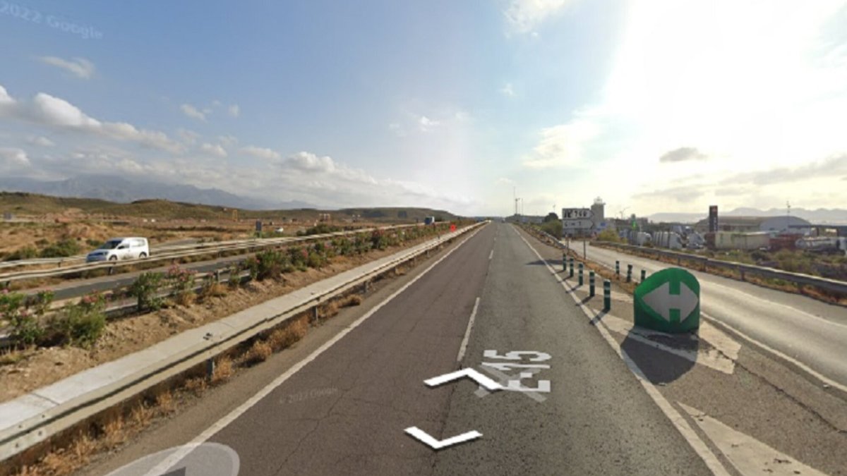 La autovía A-7 a su paso por la provincia de Almería. Foto: Junta de Andalucía.