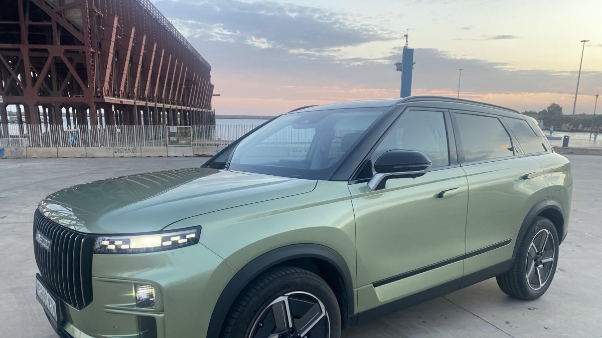 Modelo Jaecoo 7 durante la prueba realizada