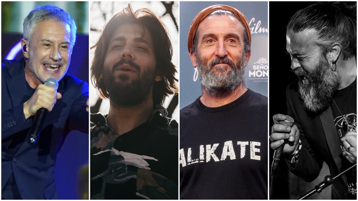 Sergio Dalma, Salvador Sobral, Luis Zahera y José Luis Jaén.