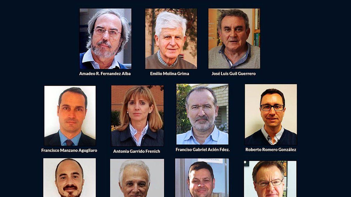 Científicos de la UAL que Stanford ha incluido en el ranking.