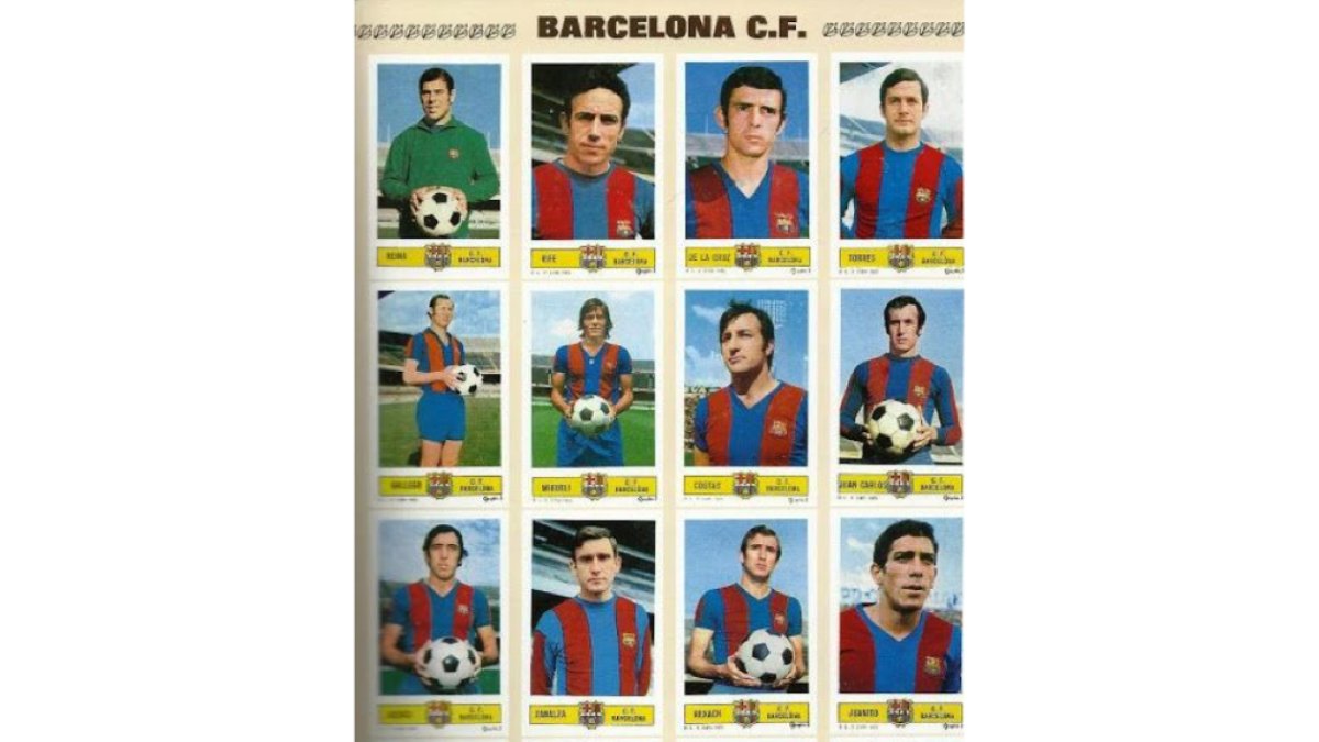 Album de cromos de los años 70