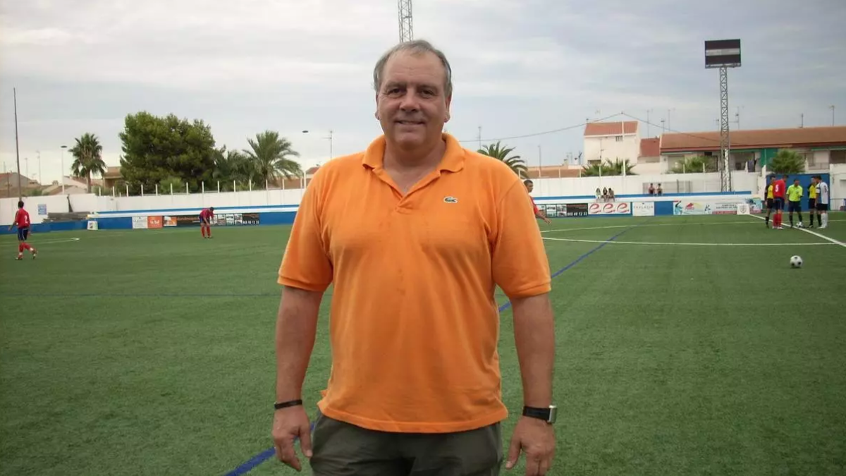 José Carlos Trasante siempre vinculado al fútbol de la Región de Murcia. LA OPINIÓN.
