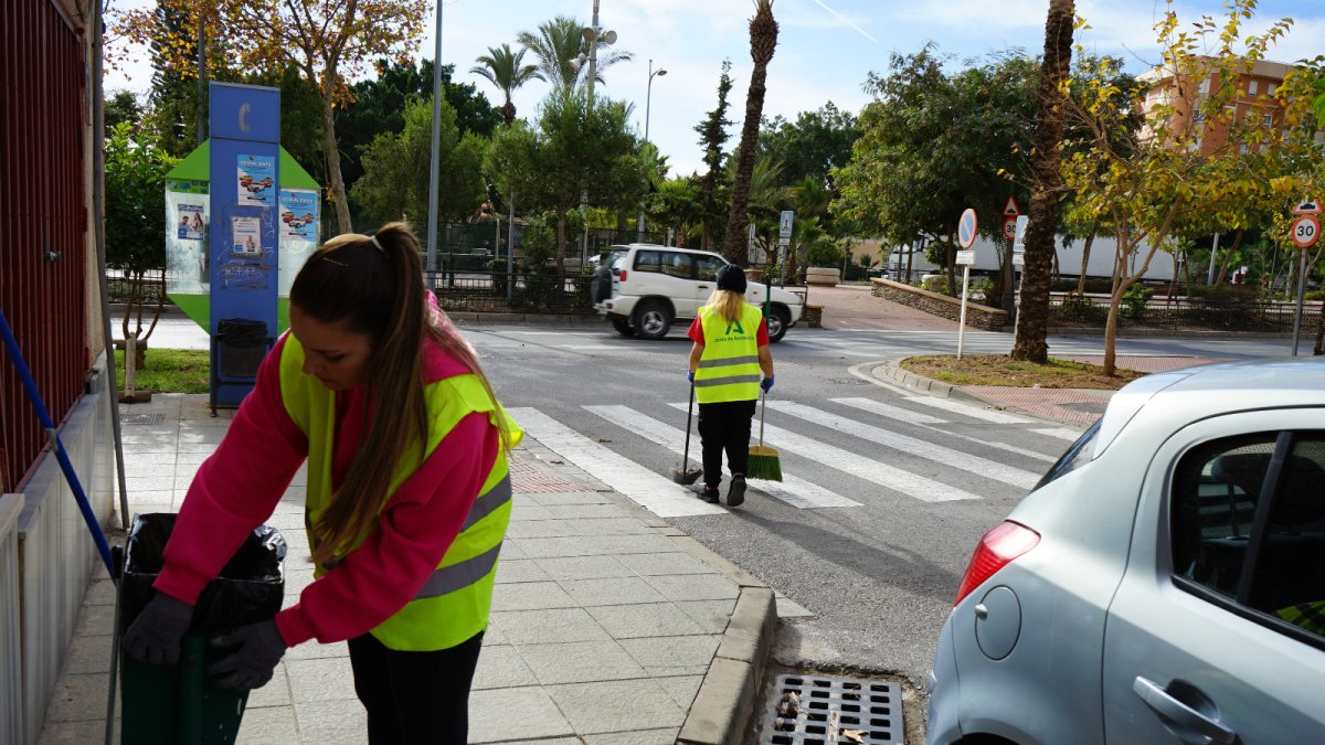 Algunas de las personas beneficiadas en Andalucía Activa