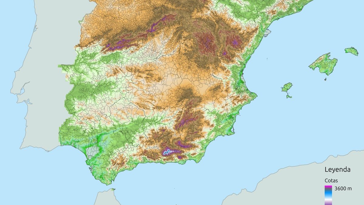 Modelo digital del terreno. @eforestal