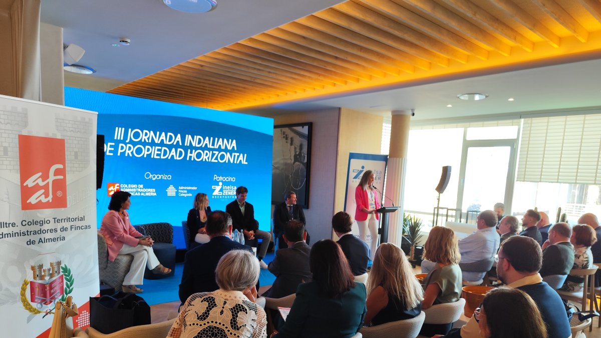 III Jornada Indaliana de Propiedad Horizontal, organizada por el Colegio de Administradores de Fincas de Almería y patrocinada por Inelsa Zener.