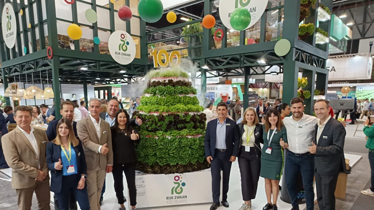 Equipo de Rijk Zwaan Ibérica en el stand ubicado en Fruit Attraction.