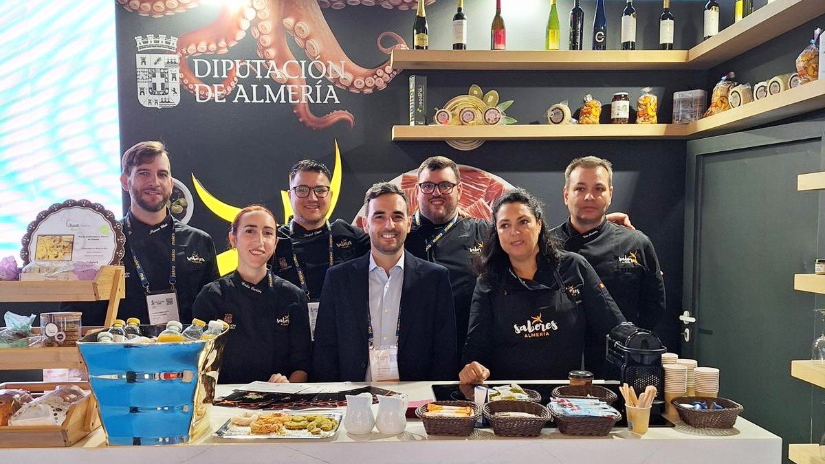Representantes de Sabores Almería en San Sebastián.