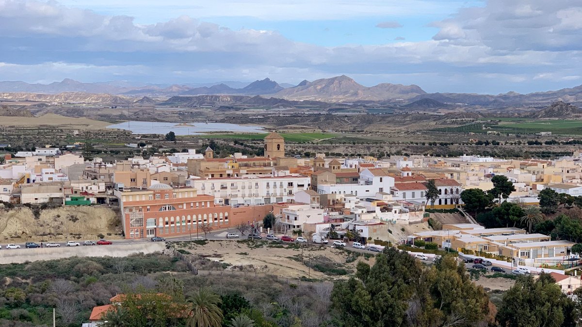 Vista aérea del municipio de Vera