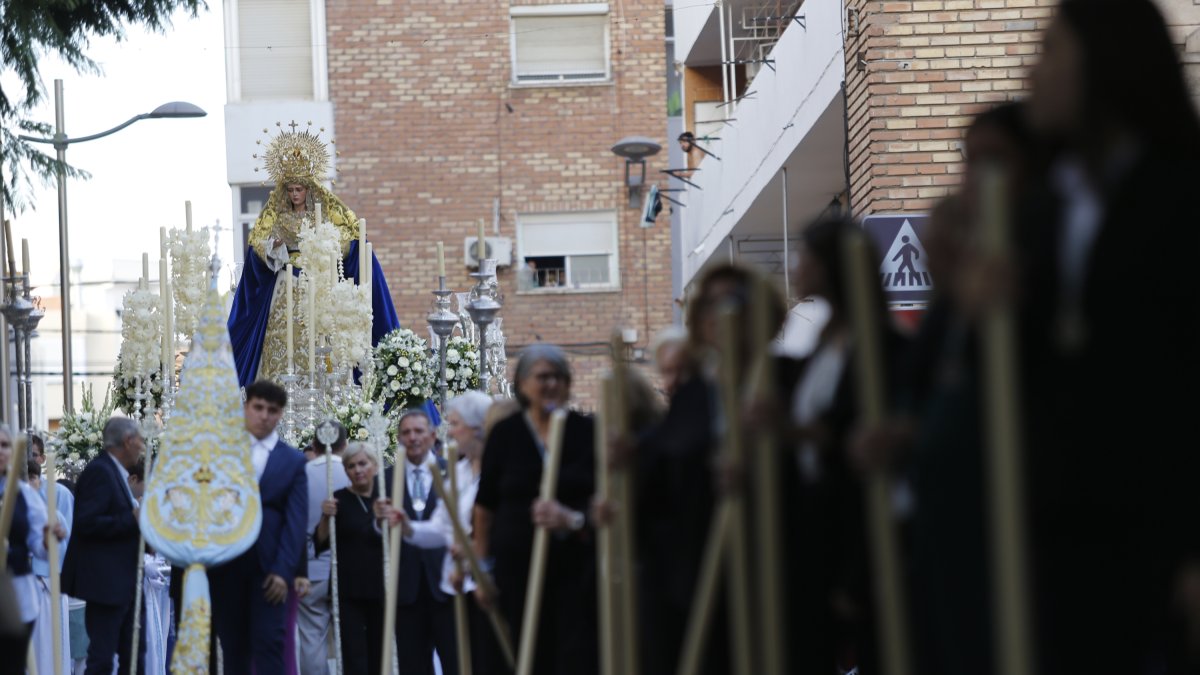 Los Ángeles, en el traslado a la Catedral.