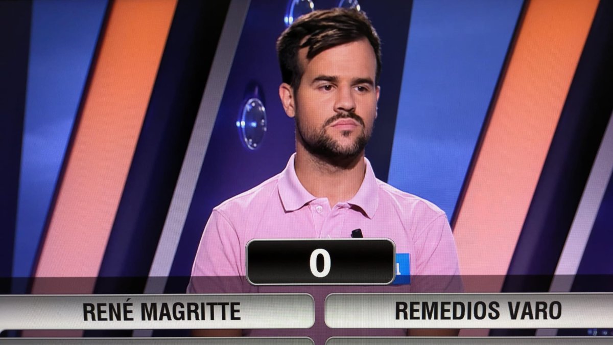 El joven cuevano durante su participación ayer en el programa.