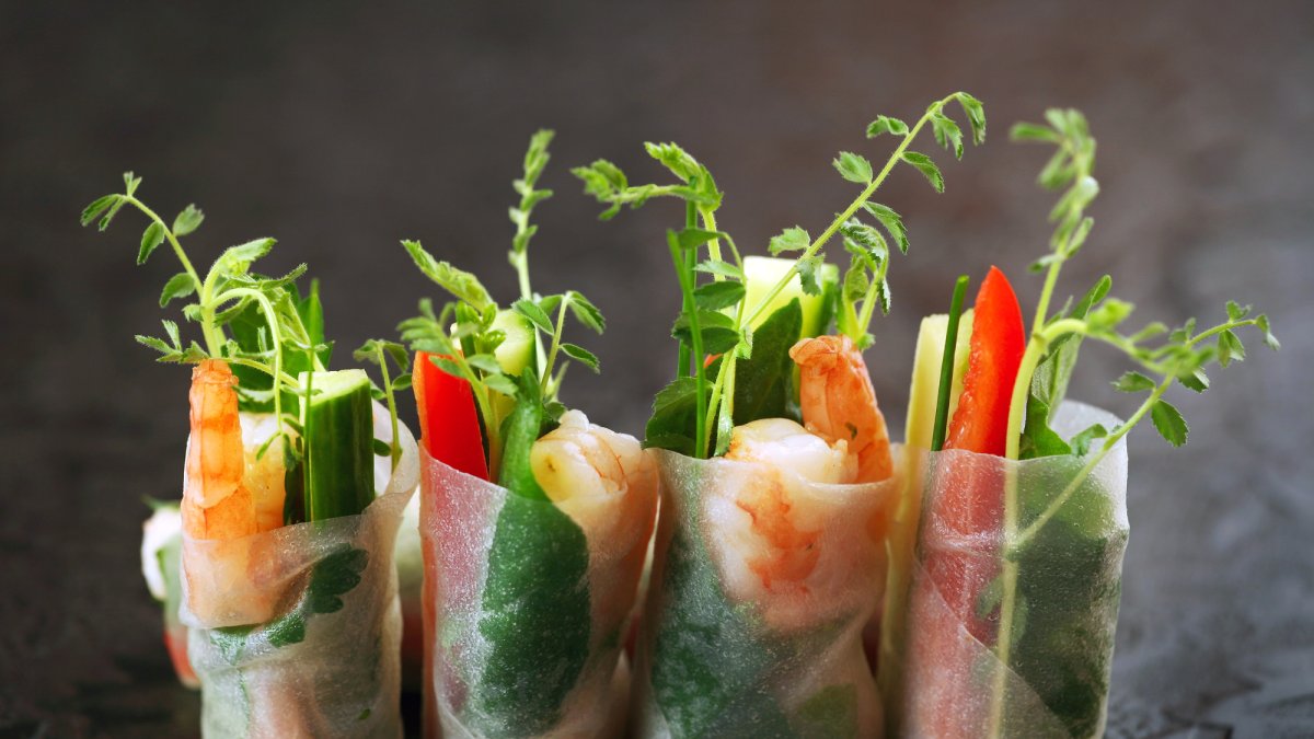 Imagen de unos rollitos de primavera. DEPOSITPHOTOS