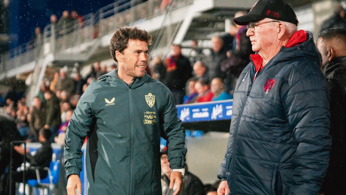 Rubi volvió a un campo donde le tienen mucho cariño porque llevó al Huesca a Primera.