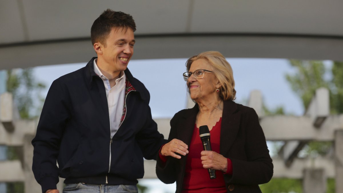 Íñigo Errejón y Manuela Carmena-Twitter