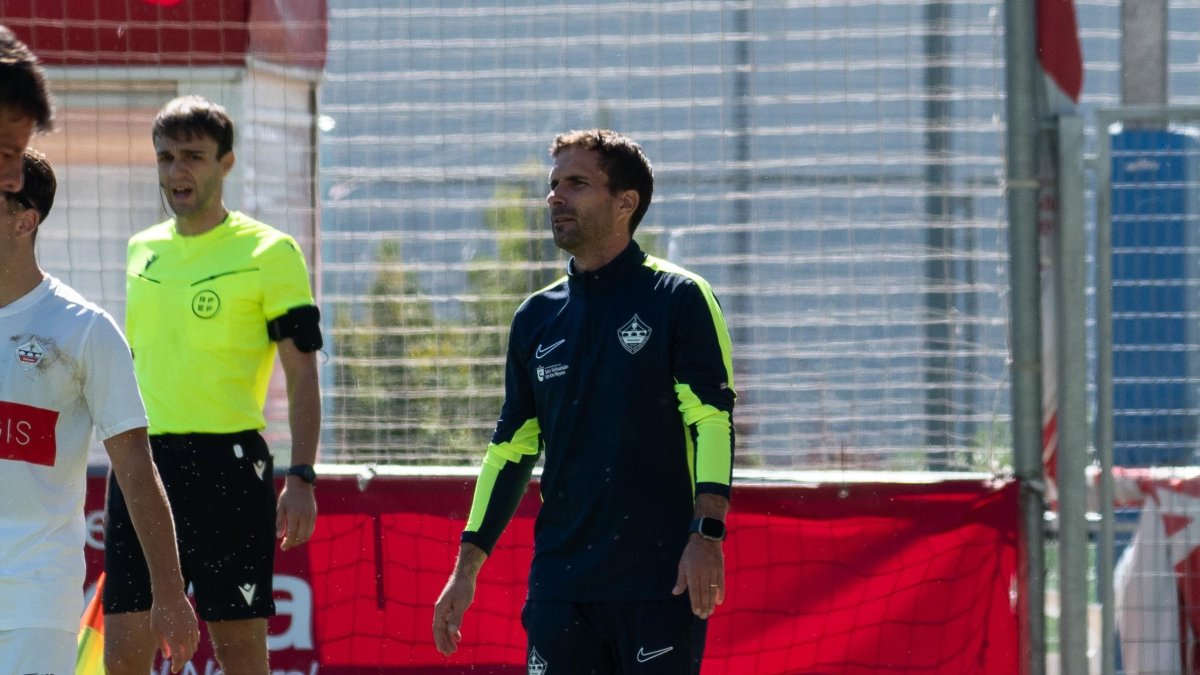 Gonzalo Ónega, entrenador del San Sebastián de los Reyes.