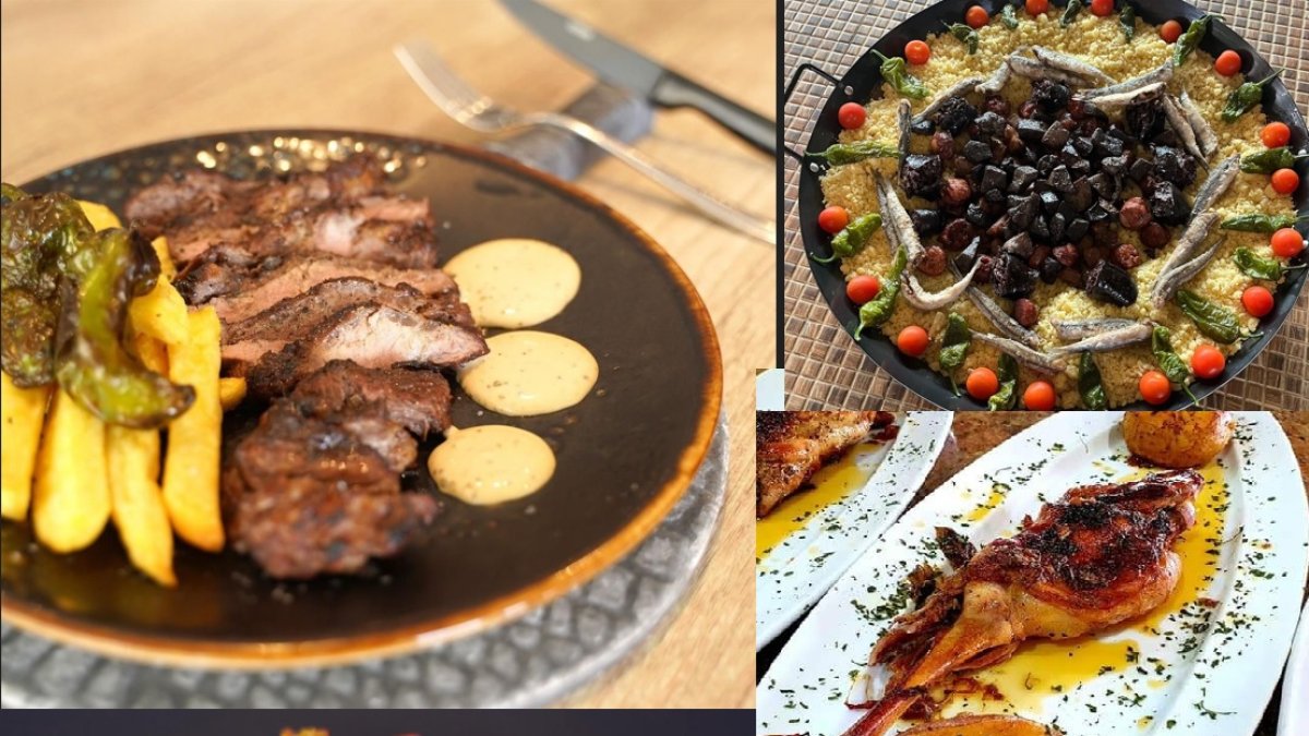 Collage con algunos de los platos de la 'Ruta Sabores Almanzora'.