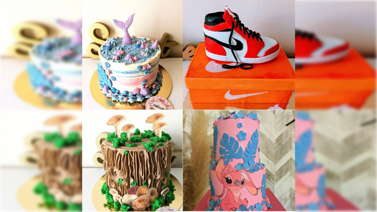 Algunas de las tartas de 'Dulcearte'. Imágenes de @dulcearte_19 en Instagram.