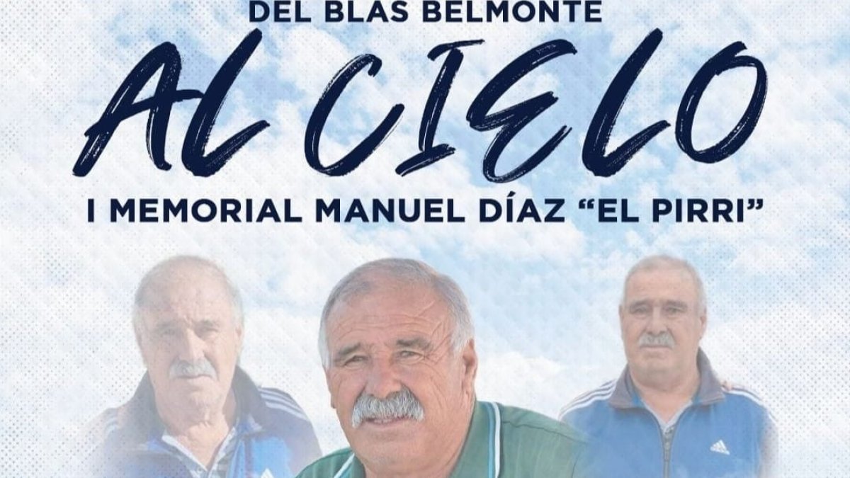 Cartel del Memorial Manuel Díaz 'El'Pirri'.