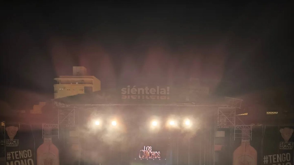 Imagen de archivo de un concierto en la Plaza de Toros de Almería.