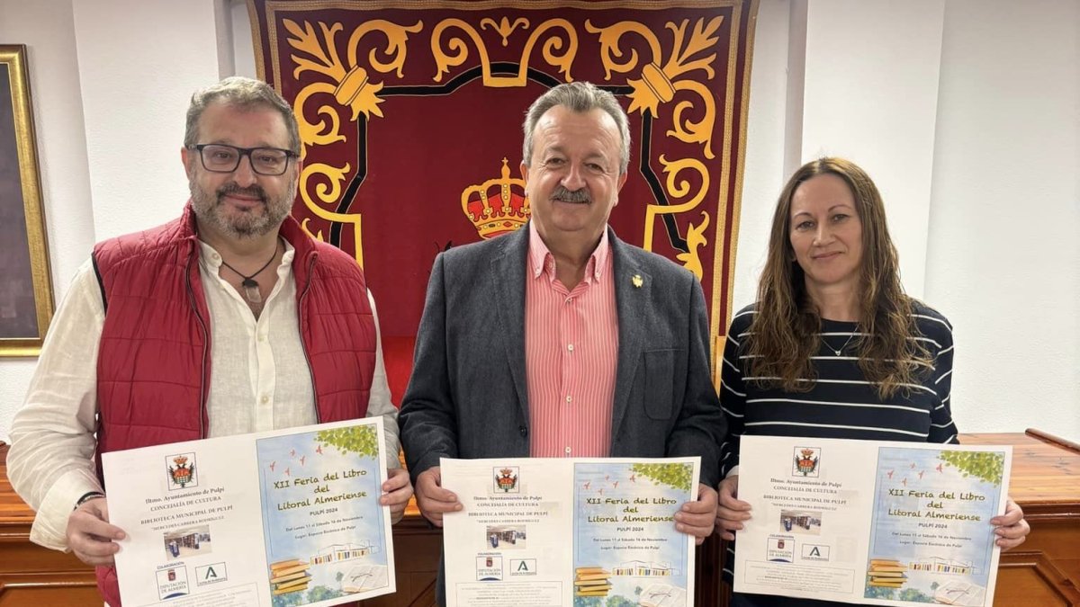 Presentación de la XII Feria del Libro del Litoral Almeriense de Pulpí.