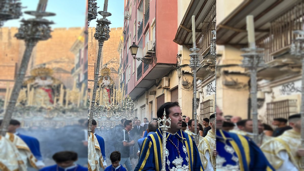José Ángel Vázquez, pertiguero de la Merced y pregonero de la Semana Santa de Almería 2025.