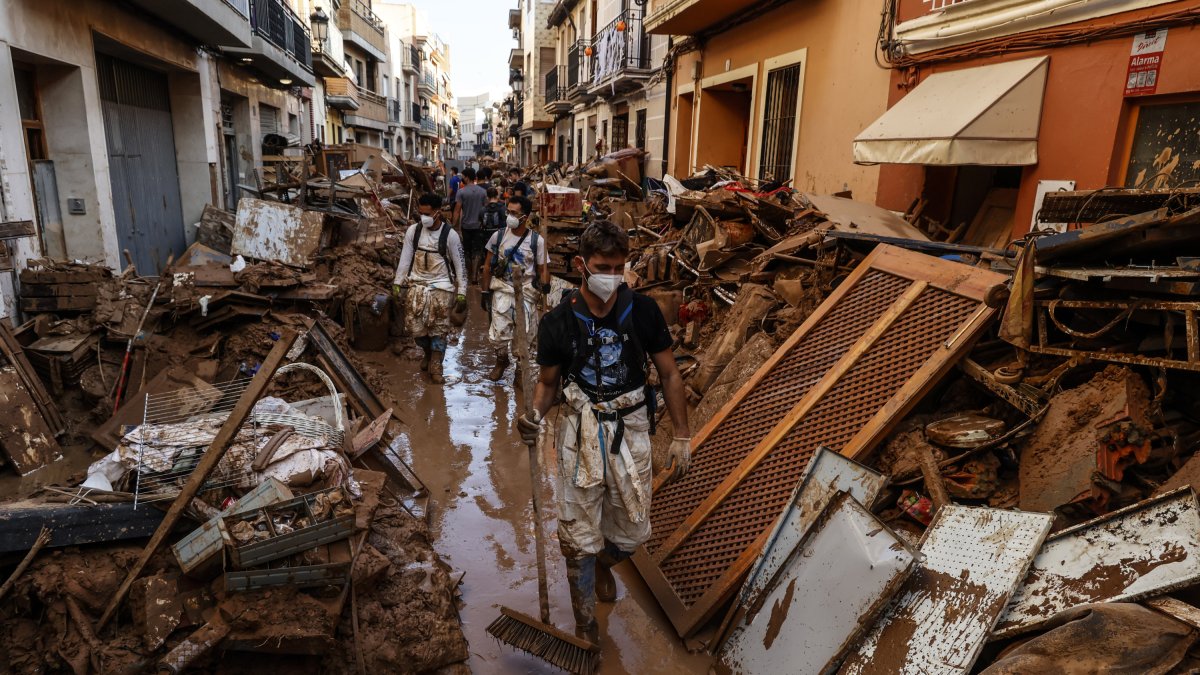 Voluntarios en Valencia.