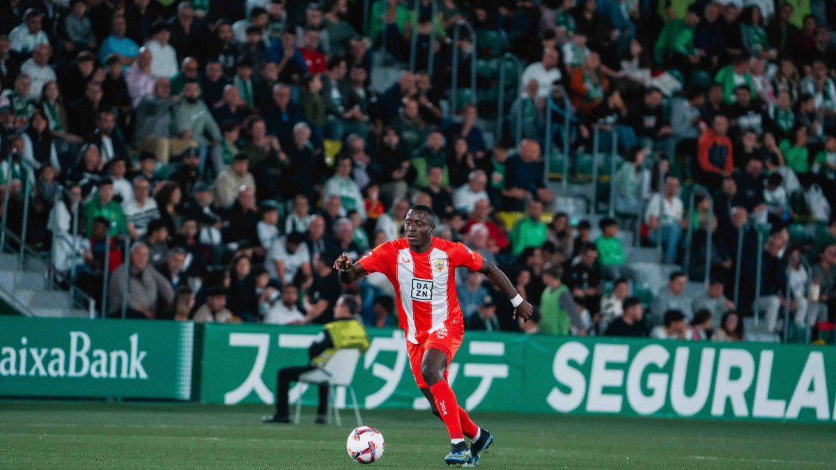 Lopy en el Elche-Almería del pasado viernes donde estuvo sensacional.