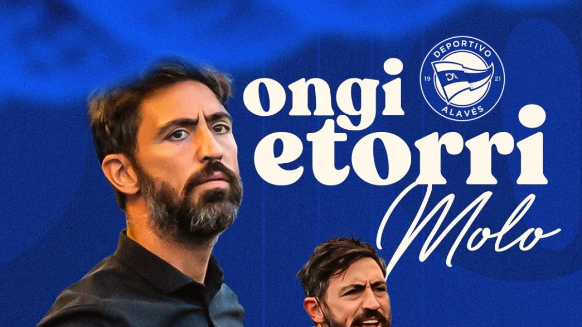 Molo vuelve con fuerza a los banquillos y espera hacer un buen trabajo en el Alavés B.