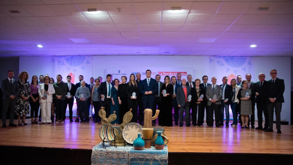 Imagen de una de las ediciones pasadas de los Premios Comarca de Níjar.