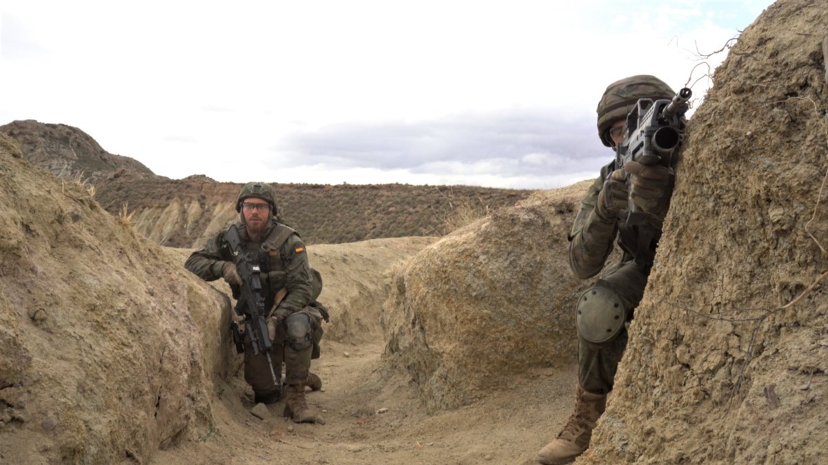 Imagen de archivo de unas maniobras de La Legión.