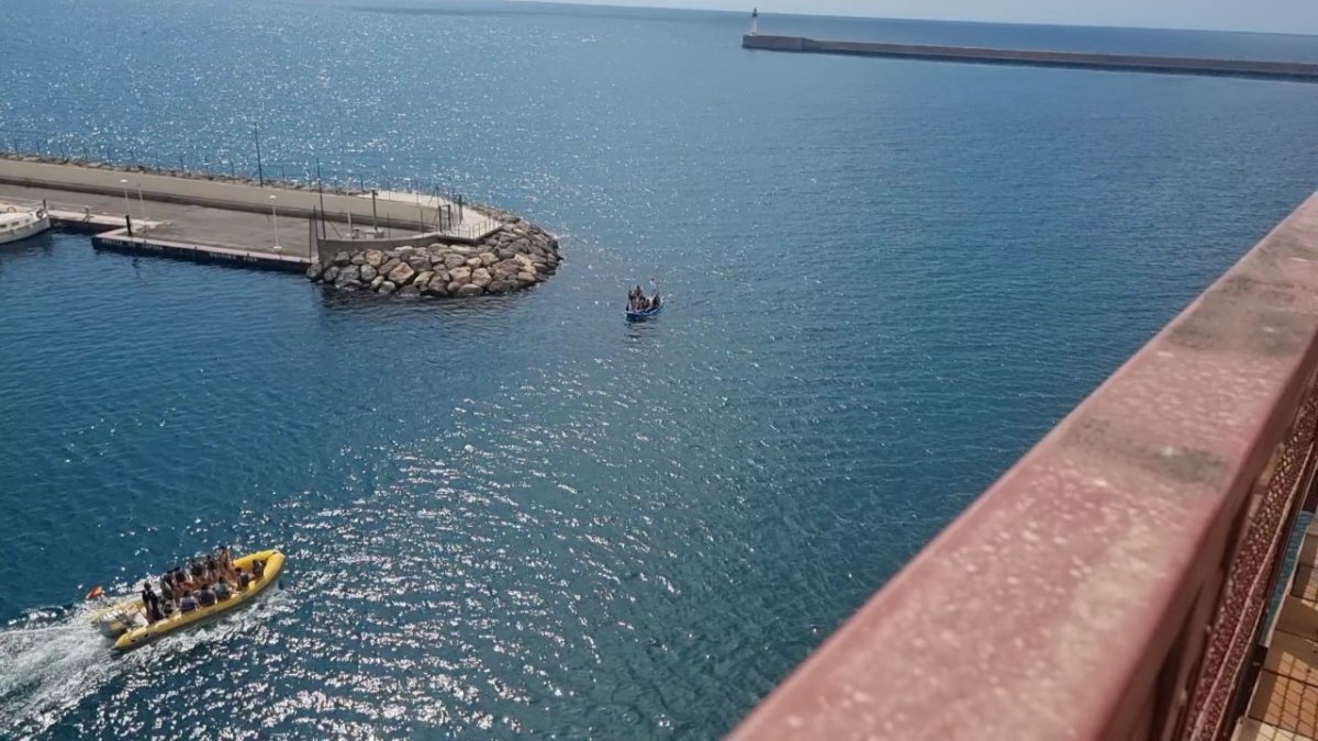 Imagen del mar desde el Cable Inglés