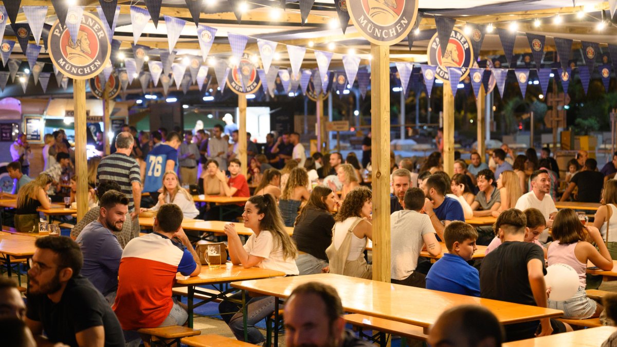 Una edición pasada de Oktoberfest en Almería capital.